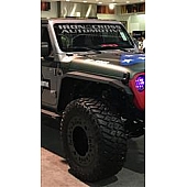 Iron Cross Fender Flare - Black Steel Matte Powder Coated Set Of 2 - GPFF102