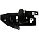 Help! By Dorman Interior Door Handle - Lever Plastic Black Single - 81176