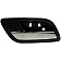 Help! By Dorman Interior Door Handle - Plastic Black Housing With Silver Lever Single - 81179