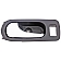 Help! By Dorman Interior Door Handle - Plastic Black Housing With Silver Lever Single - 81810