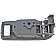 Help! By Dorman Interior Door Handle - Plastic Black Housing With Silver Lever Single - 81810