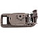 Help! By Dorman Interior Door Handle - Plastic Brown Housing With Silver Lever Single - 81812