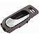 Help! By Dorman Interior Door Handle - Plastic Brown Housing With Silver Lever Single - 81812