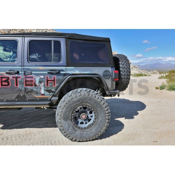 Fabtech Motorsports Fender Flare - Black Steel Powder Coated Set Of 2 - FTS24213-2