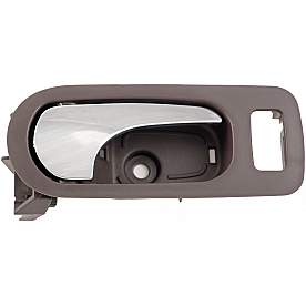 Help! By Dorman Interior Door Handle - Plastic Brown Housing With Silver Lever Single - 81813