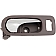 Help! By Dorman Interior Door Handle - Plastic Brown Housing With Silver Lever Single - 81813