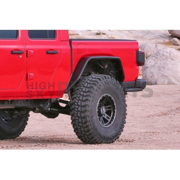 Fabtech Motorsports Fender Flare - Black Steel Textured Powder Coated Set Of 2 - FTS24248-2