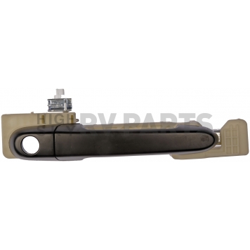 Help! By Dorman Exterior Door Handle - Plastic Black Insert With Brown Trim Single - 80699