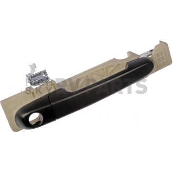 Help! By Dorman Exterior Door Handle - Plastic Black Insert With Brown Trim Single - 80699-2