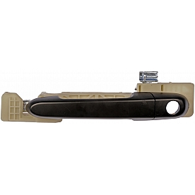 Help! By Dorman Exterior Door Handle - Plastic Black Insert With Brown Trim Single - 80700