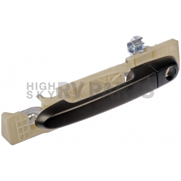 Help! By Dorman Exterior Door Handle - Plastic Black Insert With Brown Trim Single - 80700-2