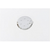 Putco Fuel Door Cover - Chrome Plated Silver ABS Plastic - 402907