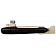 Help! By Dorman Exterior Door Handle - Plastic Black Insert With Brown Trim Single - 80701