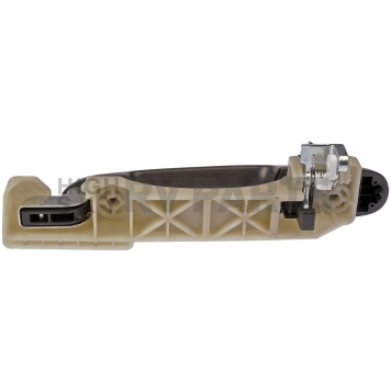 Help! By Dorman Exterior Door Handle - Plastic Black Insert With Brown Trim Single - 80701-1