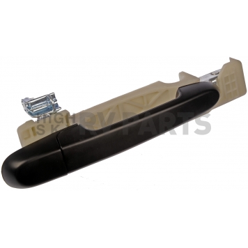 Help! By Dorman Exterior Door Handle - Plastic Black Insert With Brown Trim Single - 80701-2