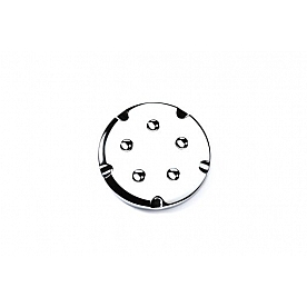 Putco Fuel Door Cover - Chrome Plated Silver ABS Plastic - 404902
