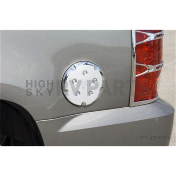 Putco Fuel Door Cover - Chrome Plated Silver ABS Plastic - 404902-1