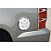 Putco Fuel Door Cover - Chrome Plated Silver ABS Plastic - 404902