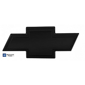 All Sales Emblem - Chevrolet Bow-Tie Black Aluminum - 96074K