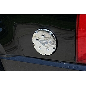 Putco Fuel Door Cover - Chrome Plated Silver ABS Plastic - 404903