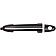 Help! By Dorman Exterior Door Handle - Plastic Silver Insert With Black Trim Single - 80709