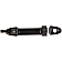 Help! By Dorman Exterior Door Handle - Plastic Silver Insert With Black Trim Single - 80709