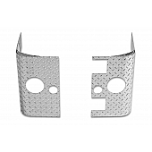 Warrior Products Body Corner Guard - Aluminum Silver Set Of 2 - 924A