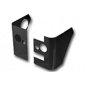 Warrior Products Body Corner Guard - Aluminum Black Set Of 2 - 925APC