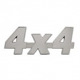 Pilot Automotive Decal - 4-X-4 Gray Plastic - IP418C