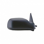 K-Source Exterior Mirror Manual OEM Black Single - 70037T