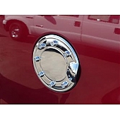 TFP (International Trim) Fuel Door Cover - Chrome Plated Silver Stainless Steel - 825B