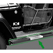 Warrior Products Running Board 250 Pound Capacity Aluminum Stationary - 7410