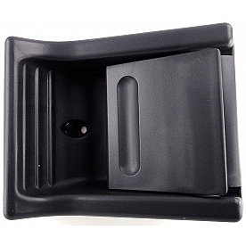Help! By Dorman Interior Door Handle - Paddle Plastic Black Single - 80932