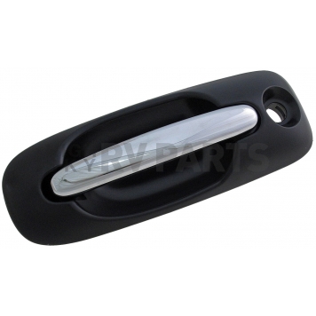 Help! By Dorman Exterior Door Handle - Plastic Silver Lever And Black Housing Single - 93607-2