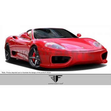 Extreme Dimensions Bumper Cover Plain Aero Function AF-1 Glass Fiber Composites - 107635