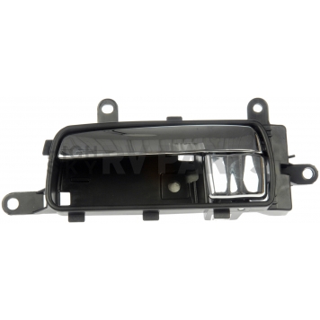 Help! By Dorman Interior Door Handle - Plastic Black Housing With Silver Lever Single - 81551