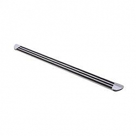 Lund International Running Board Bare Aluminum Stationary - 22908026