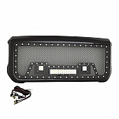Paramount Automotive Grille - Powder Coated Black Stainless Steel - 480852