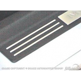 Drake Automotive Door Sill Protector - Aluminum Silver Satin 12 Pieces - 5R3Z13208B