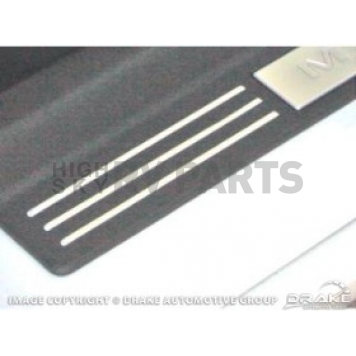 Drake Automotive Door Sill Protector - Aluminum Silver Satin 12 Pieces - 5R3Z13208B