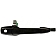 Help! By Dorman Exterior Door Handle - Plastic Black Single - 79435