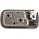 Help! By Dorman Interior Door Handle - Plastic Taupe Housing With Silver Lever Single - 82194