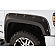 Bushwacker Fender Flare - Black Dura-Flex 2000 ABS Smooth Plastic Matte Set Of 4 - 7190602