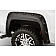 Bushwacker Fender Flare - Black Dura-Flex 2000 ABS Smooth Plastic Matte Set Of 4 - 7190602