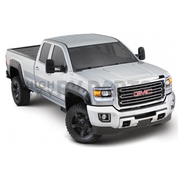 Bushwacker Fender Flare - Black Dura-Flex 2000 ABS Smooth Plastic Matte Set Of 4 - 7190602-2