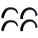 EGR Fender Flare - Black ABS Plastic Matte Set Of 4 - 752955