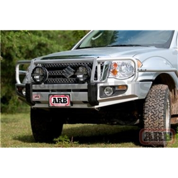 ARB Bumper Steel Powder Coated Deluxe Bar Black 1-Piece - 3438280
