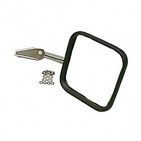 Rugged Ridge Exterior Mirror Manual Square Single - 1100504
