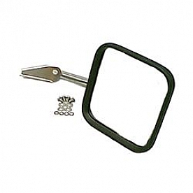 Rugged Ridge Exterior Mirror Manual Square Single - 1100510