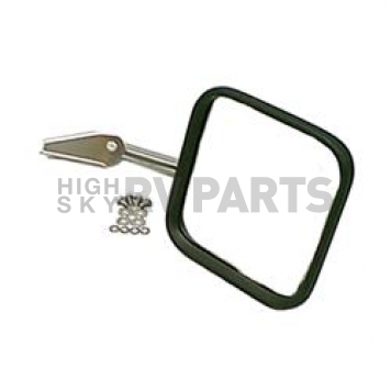 Rugged Ridge Exterior Mirror Manual Square Single - 1100510